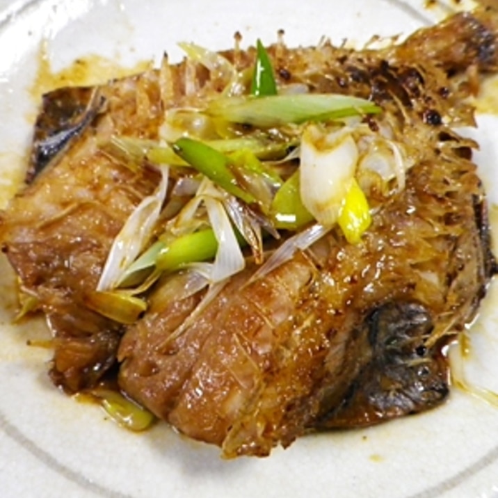 ネギ赤魚の照り焼き